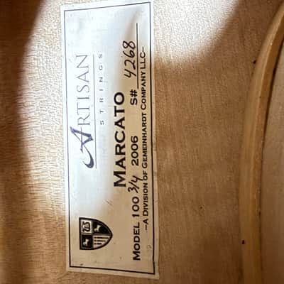 Artisan Strings Marcato Model 100 3/4 Cello 2006 (Serial #4268) w/ Gig Bag image 2