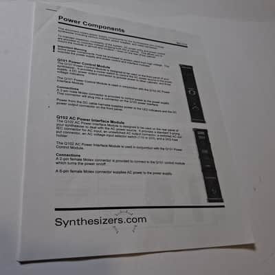 Synthesizers.com QCP22 Portable Case + Lid + QPS1 Power + Q137 Power Interface image 21