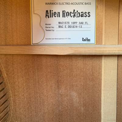 Warwick Rockbass Alien Standard Fretless Acoustic Bass 5 String image 4