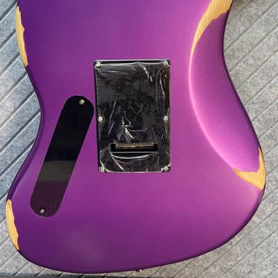 SBS Steve Brown Sound Guitars VS200 Includes Our FretWerx In USA Fret Dress and Setup! Purple Metallic image 9