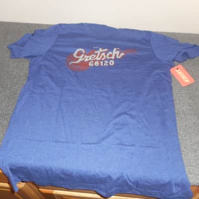 Gretsch G6120 Men's T-Shirt, LARGE - NAVY BLUE, 922-6120-604