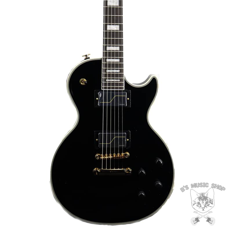 Epiphone Matt Heafy Origins Les Paul Custom in Ebony w/Case image 1