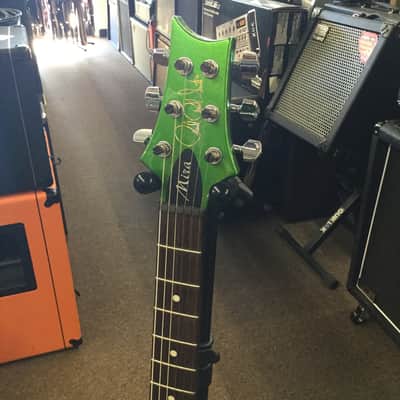 PRS Mira Semi-Hollow 2016 Lime Jewel Metallic image 3