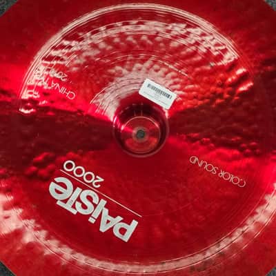 Used Paiste 2000 Color Sound Red China Cymbal 20" - Good image 4