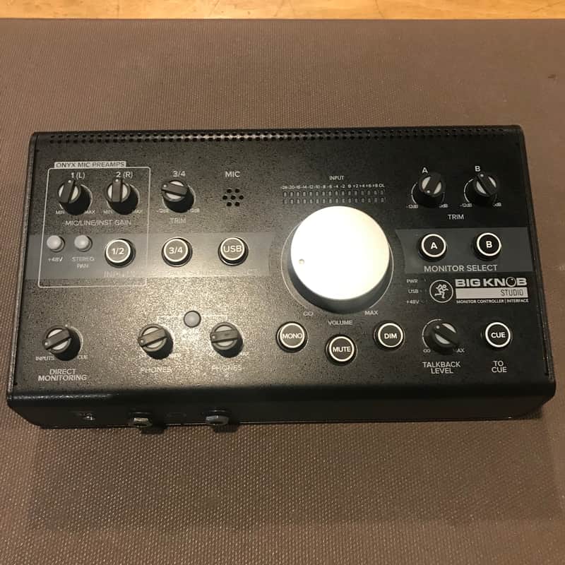 Mackie Big Knob Studio Monitor Controller / Interface 2017 - Present - Black image 1