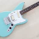 1997 Fender Jag-Stang JGS-65 Kurt Cobain Signature Offset Guitar Sonic Blue, Japan MIJ