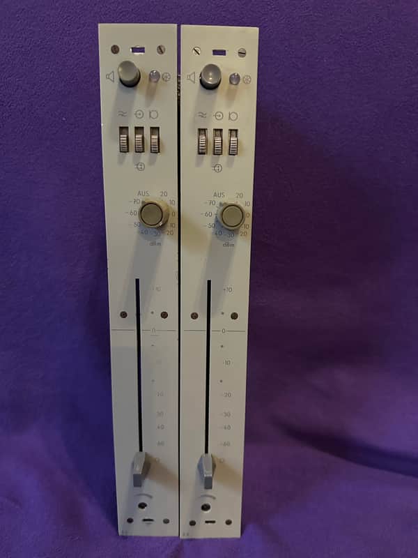 Ultra-rare! Pair vintage RFT RFZ KV Channelstrip East German V676! Fully discrete, transformer balanced, insane 80dB Gain for ribbons! MV810 successor! image 1