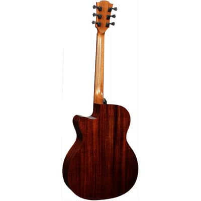 Lag Tramontane T118ACE-BRS |  Auditorium Cutaway Acoustic-Electric, Brown Shadow. New with Full Warranty! image 4