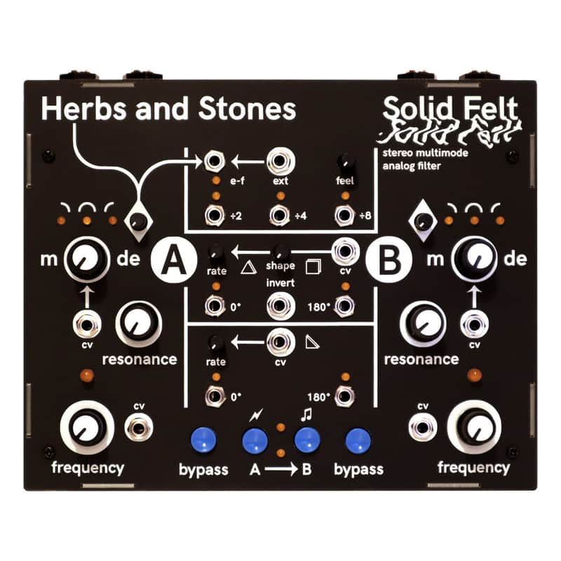 Herbs & Stones Solid Felt Desktop Stereo Multimode Filter image 1