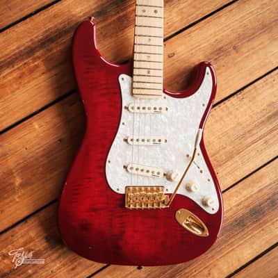 Fender Japan Richie Kotzen Stratocaster STR-RK Transparent Red Burst 2011 image 1