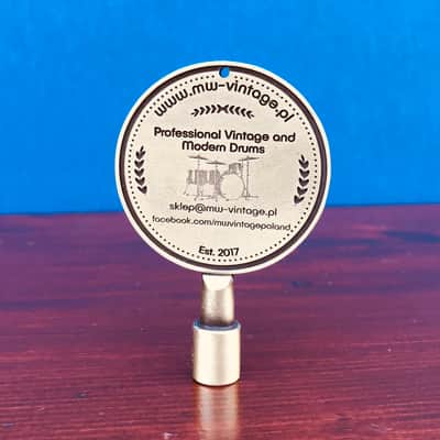 MW-Vintage Vintage Brass Finish Drumkey, Key RARE image 2