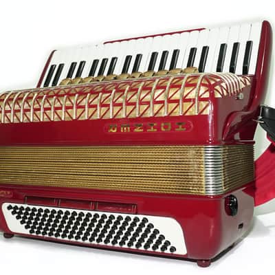 Hohner Atlantic IV De Luxe Piano Accordion, made in Germany 120 Bass, Straps and Soft Bag, Vintage Original Musical Instrument, 2644 image 5