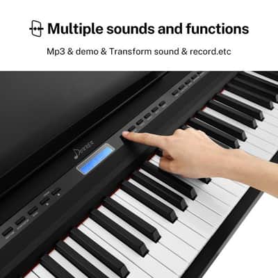 Digital Grand Piano 88 Key Full Size Keyboard with Pedal image 3