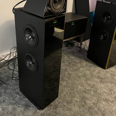 Meridian DSP6000 Floor Standing Speakers Late 90s Early 2000s Piano Black image 9
