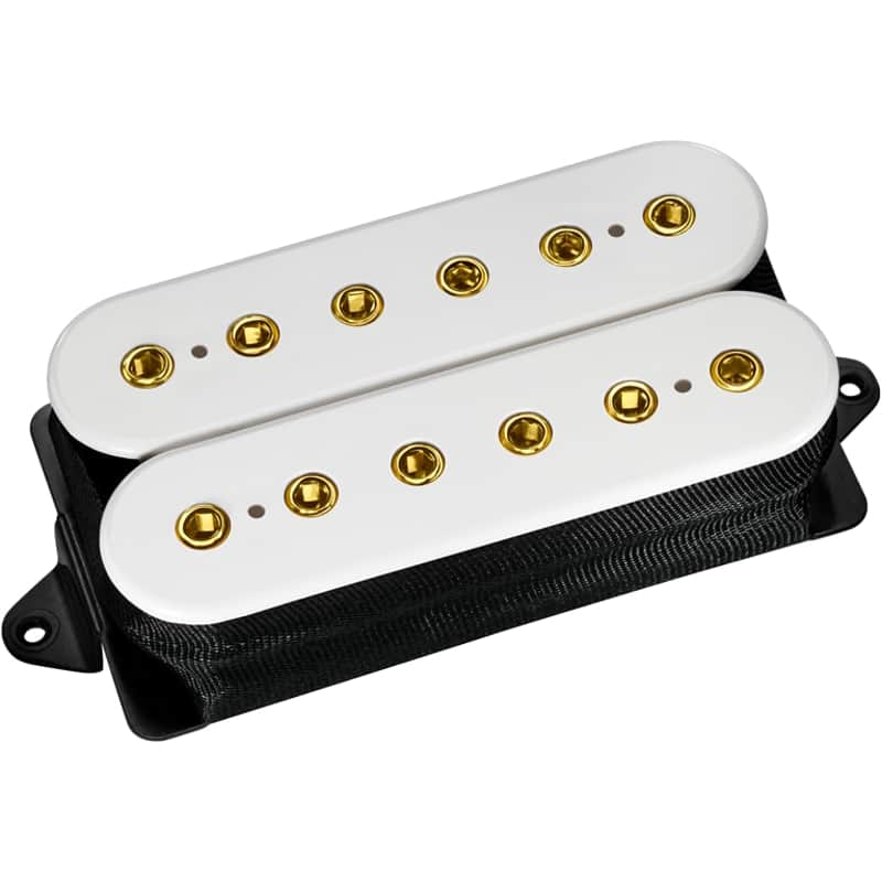 New - DiMarzio DP159 EVOLUTION® BRIDGE Humbucker Pickup, F-Spaced, White, GOLD PP'S image 1