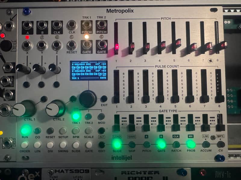 Intellijel Metropolix Performance Sequencer Eurorack Synth Module 2021 - Present - White image 1