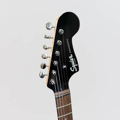 Fender Squier Paranormal Strat-O-Sonic Electric Guitar - Vintage Blonde image 7