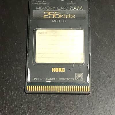 Korg MSC-04 PCM CARD Orchestra 1 + MCR-03 256kb RAM image 4