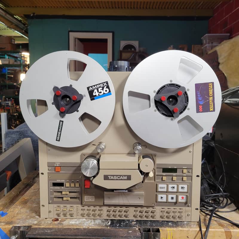 TASCAM MS-16 1" 16-Track Reel to Reel Tape Recorder 1980s - Grey image 1