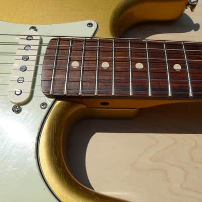 Randall Randocaster in Aztec Gold Featuring Warmoth, Fralin and Fender Premium Parts image 13
