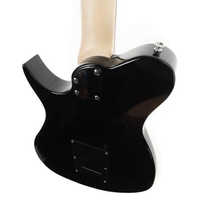 Aria electric baritone guitar gloss black JET-Btone-BK image 11