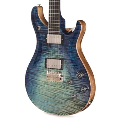 PRS Private Stock #12227 McCarty 594 One Piece Curly Maple/Black Limba Aqua Violet Dragon's Breath w/Birds of a Feather (Serial #0417615) image 3