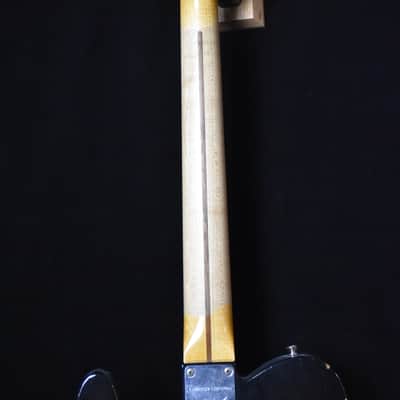 Fender Custom Shop 2019 Ltd Roasted Pine Double Esquire Relic, Aged Black with Tweed Custom Shop Hard Case image 10