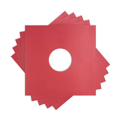 (100) 12" PREMIUM 29# RED Paper Vinyl LP Record Album Inner Sleeves ARCHIVAL image 12