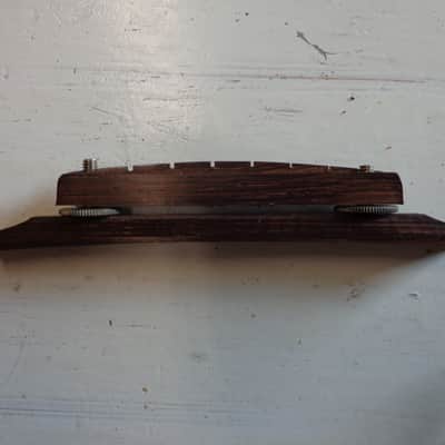 Original Kay Archtop Guitar Bridge - Rosewood - 1950's Old Kraftsman image 1