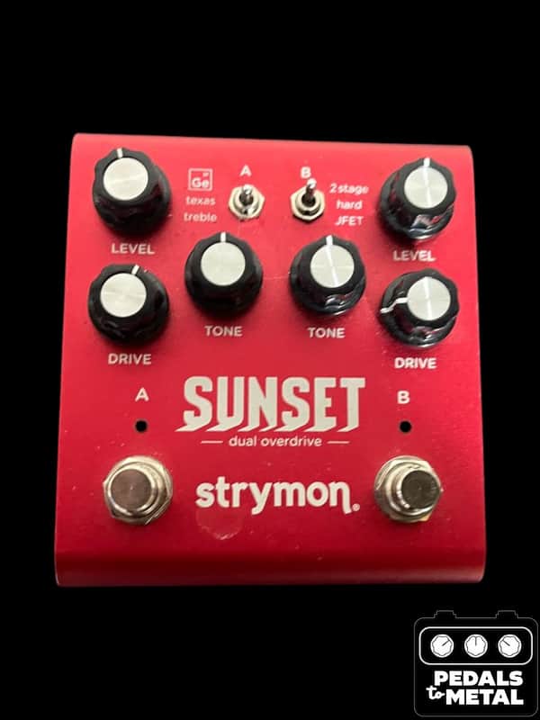 Strymon Sunset Dual Overdrive 2017 - Present - Red - X17567 image 1