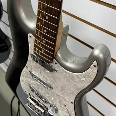 Fender Squier Standard Stratocaster 1998-2020- Satin Pewter Metallic with Hard Case image 8