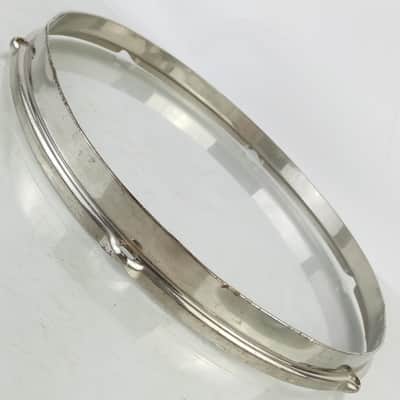 Slingerland 13" Radio King-Engraved Tom Drum Rim/Hoop Nickel-BRASS Double-Flange image 5