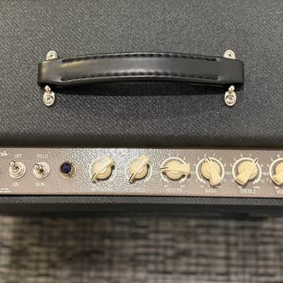 Victoria Amplifier Victoriette 6V6 1x12 Combo, Black Tweed, Half Power Switch image 2