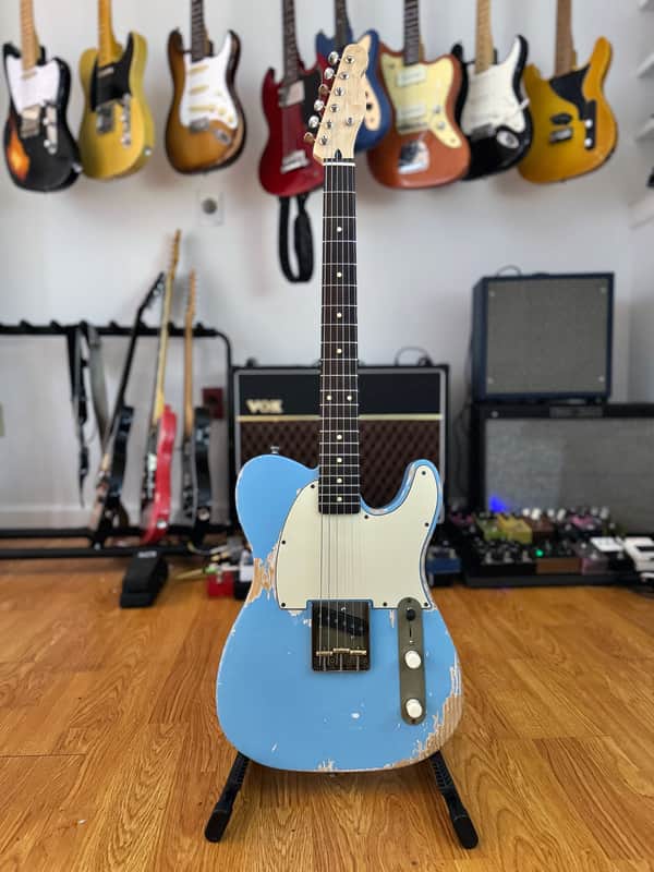 Quint Guitars Esquire #04 2023 - Daphne Blue image 1