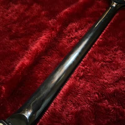 c.1980s Polytone Contempo Bass MIJ Vintage Bass Double Cut “Black” image 9