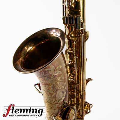 Vintage 1920 King "The King" Alto Saxophone - Brushed Gold Plate image 15