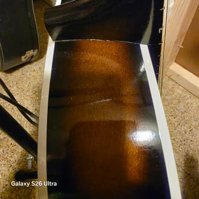 Harmony H1215 Archtone 1944 - 1971 - Dark Brown Sunburst image 7