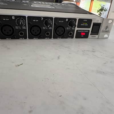 Behringer Ultragain Pro-8 Digital ADA8000 8-Channel Mic Preamp with A/D Converter 2000s - Black / Silver image 6