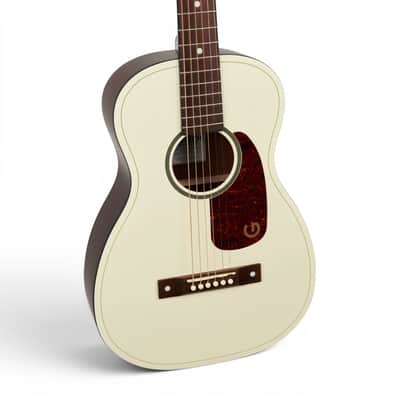 Gretsch Jim Dandy™ Parlor LTD, Walnut Fingerboard, Tortoise Pickguard, Vintage White image 3