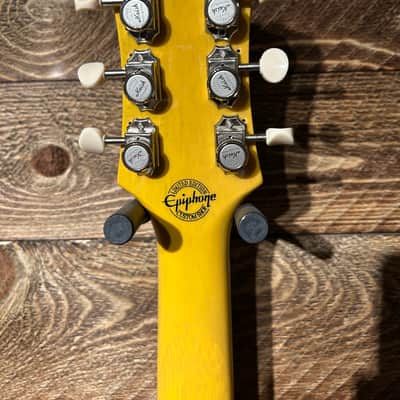 Epiphone Les Paul JR Custom Shop 2011 - TV Yellow, Upgraded w/Hard Shell Tweed Case image 8