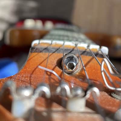 100% Original 1974 Fender Stratocaster very rare Natural + Rosewood combo image 22