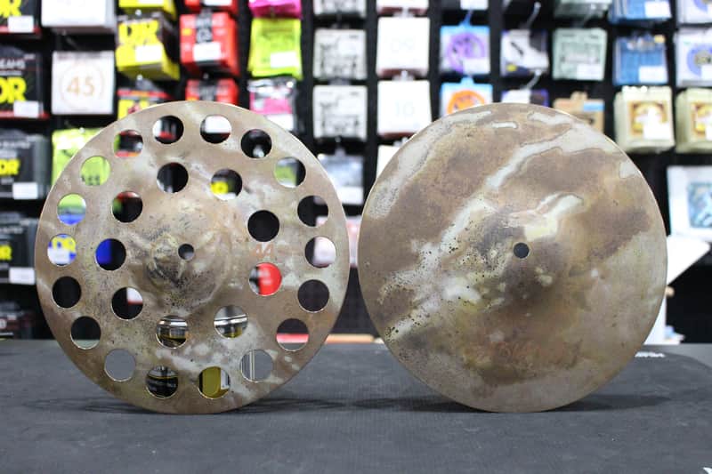 Sabian 10" AA Sick Hats H-Hat Cymbals image 1
