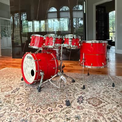 Tama Star Bubinga 7 Piece Kit. Solid Candy Red image 2