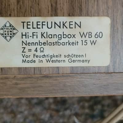 Telefunken Operette 2650 1960's Walnut Stereo FM / Shortwave image 7