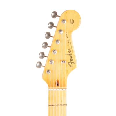 2020 Fender Lincoln Brewster Stratocaster Electric Guitar, Maple FB, Aztec Gold, LB0XXXX image 8