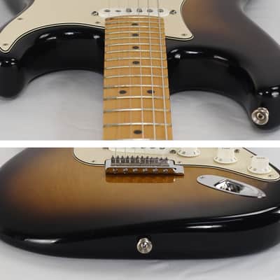 2009 Fender American Special Stratocaster Sunburst with Hardshell Case image 5