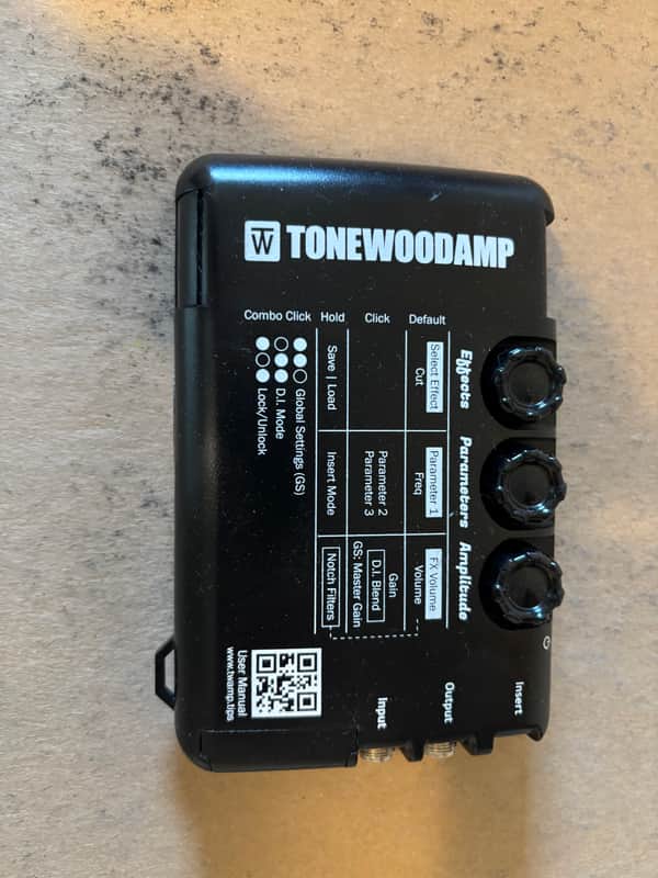 HONZ Tech ToneWood Amp for Acoustic Guitar 2010s - Black image 1