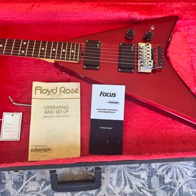 Kramer Focus 4000 1980’s - Candy Apple Red - EMG 81/85 image 2