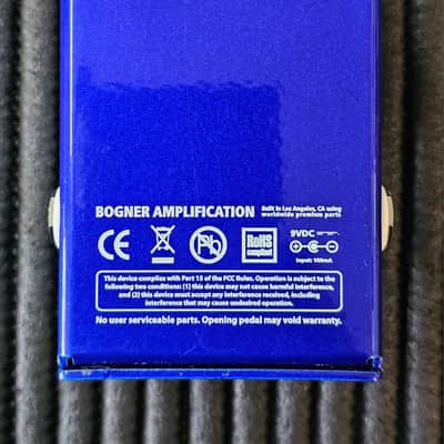 Bogner Ecstasy Blue Mini Overdrive 2018 - Blue image 3