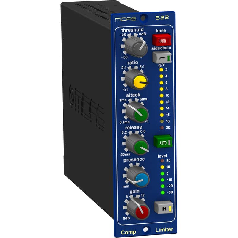 Midas 522 500 Series Compressor / Limiter Module image 1